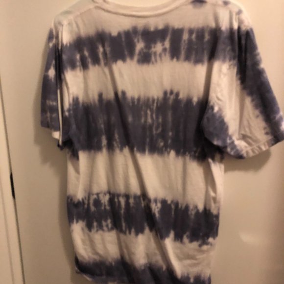 Huf Tie Dye Blue Striped Tee - Picture 3 of 3